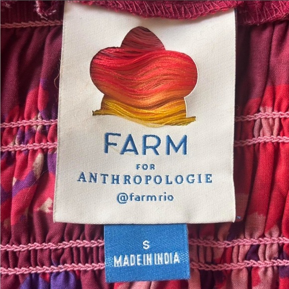 FARM Rio x Anthropologie Printed Puff Sleeve Maxi Dress with Pockets - Picture 6 of 6